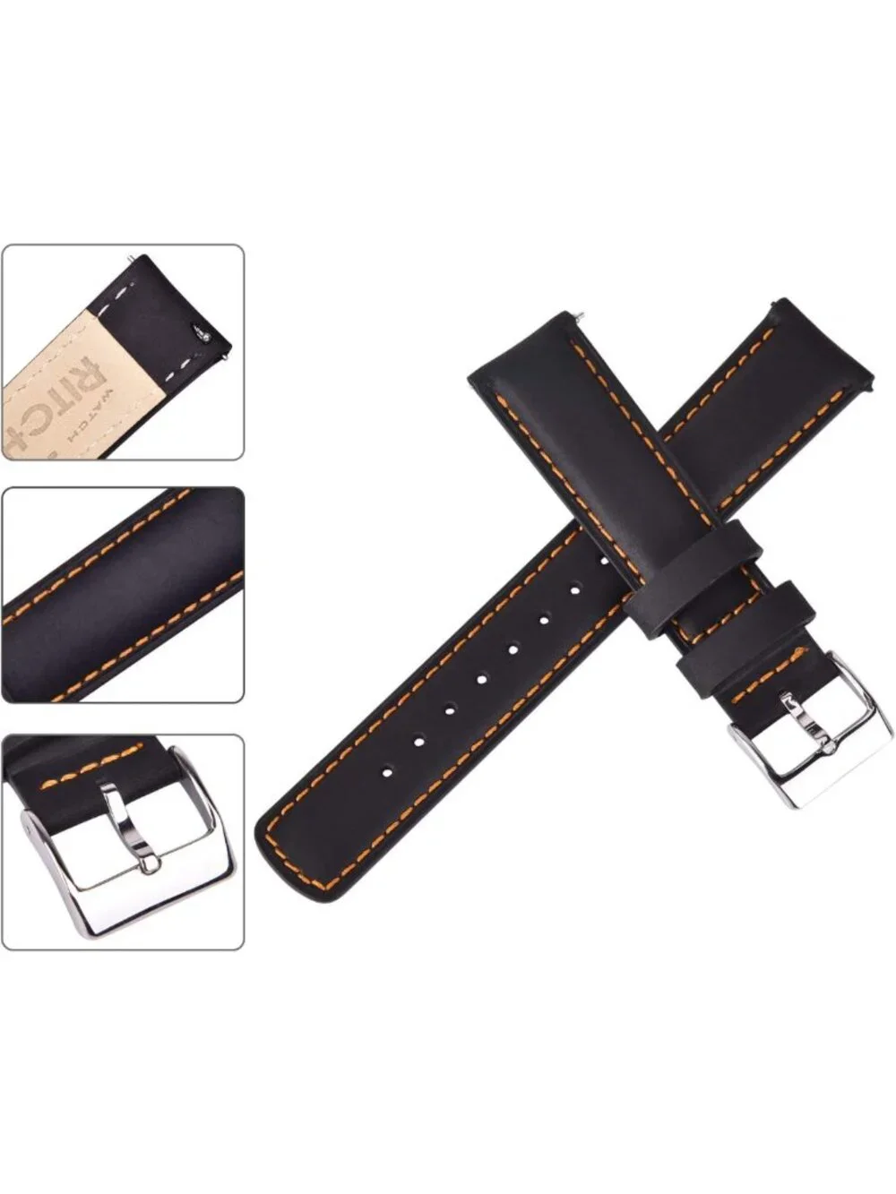 Genuine Leather Watch Bands for Men & Women | Quick Release Straps, Perfect